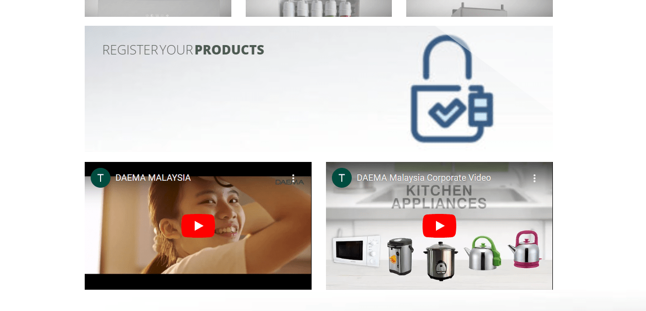 DAEWOO ELECTRONICS with Video Marketing Capabilities features